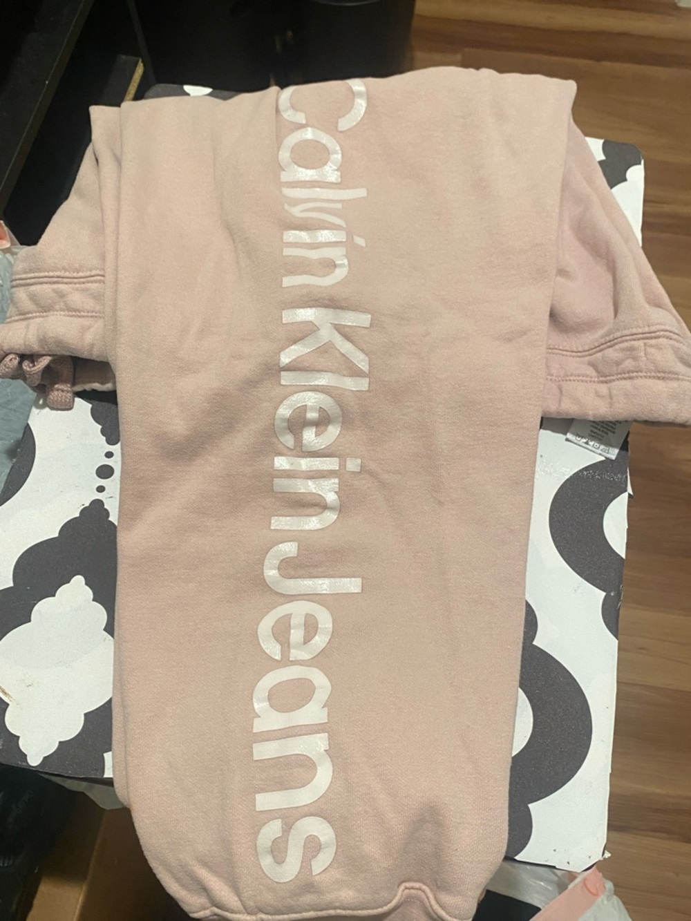 Calvin Klein Light Pink Logo Joggers